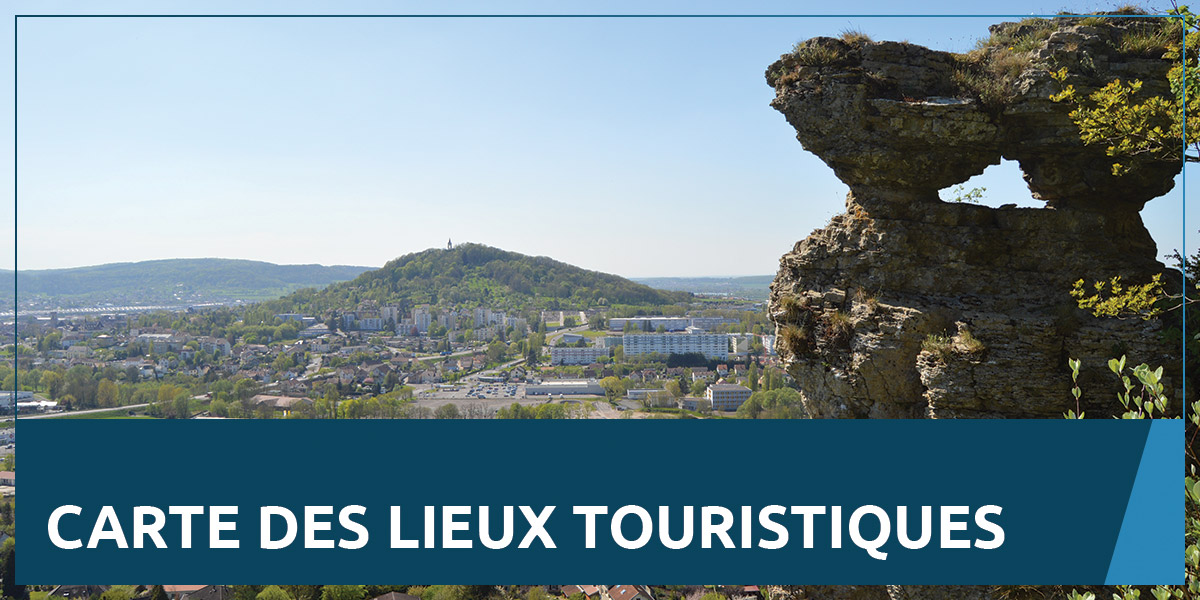 Carte des lieux touristiques